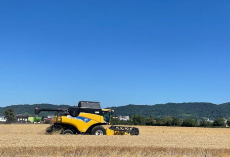 Rural Development - a yellow tractor in a field
