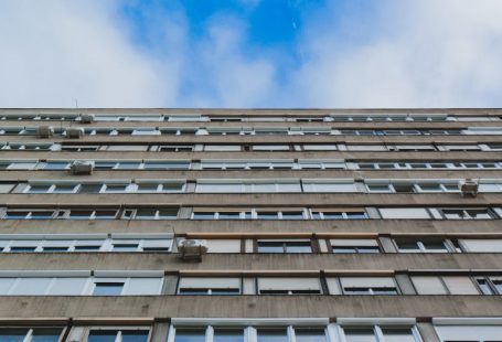 Social Housing - worm's eye view photography of high rise building