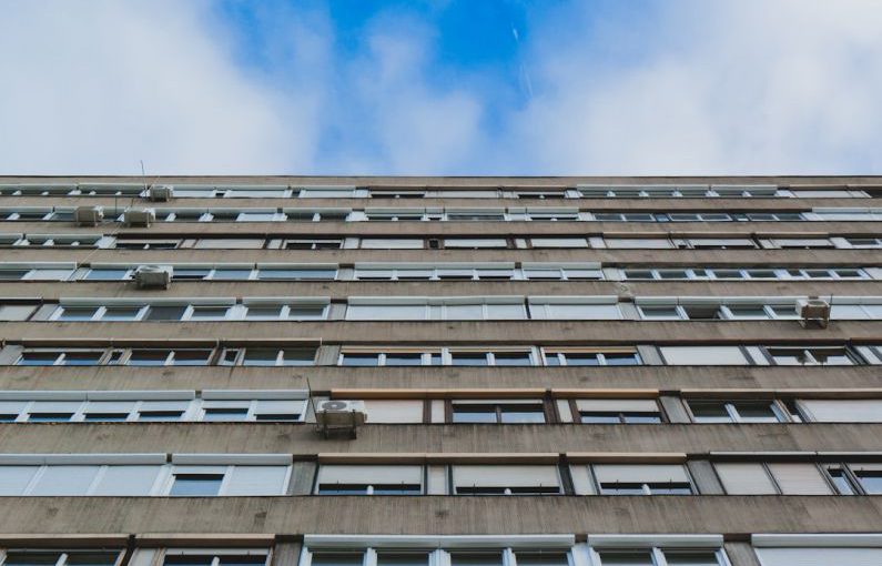 Social Housing - worm's eye view photography of high rise building
