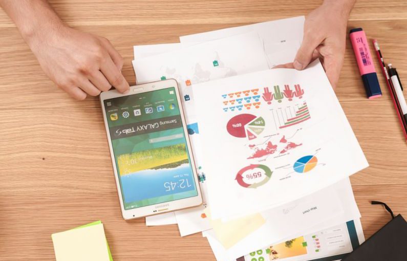 Measurement Tools - person holding white Samsung Galaxy Tab