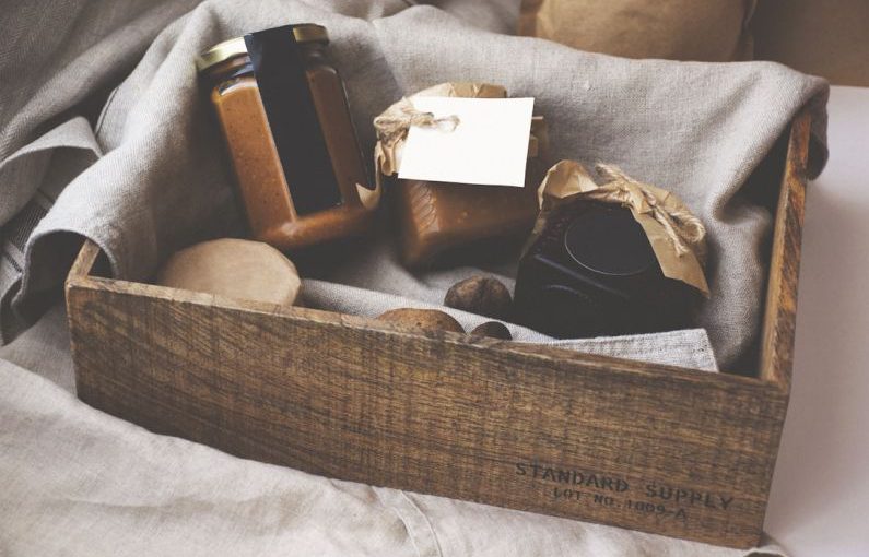 Ideas Eco - brown wooden box