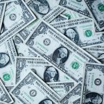 Financing Green - 1 U.S.A dollar banknotes